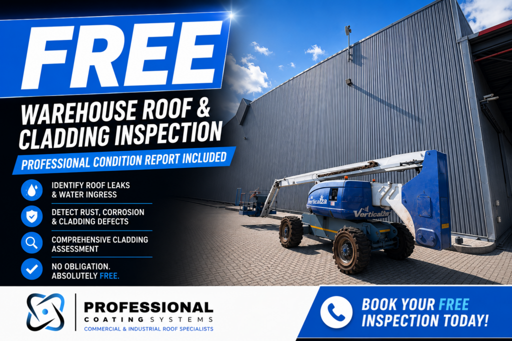 Warehouse Roof and Cladding Inspection Gauteng