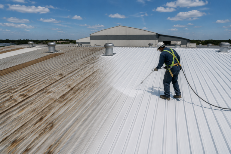 Warehouse Roof Painting